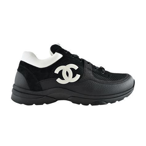 chanel sneakers black men|authentic Chanel sneakers.